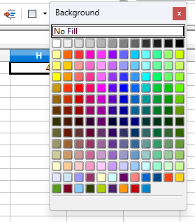 Select a background color